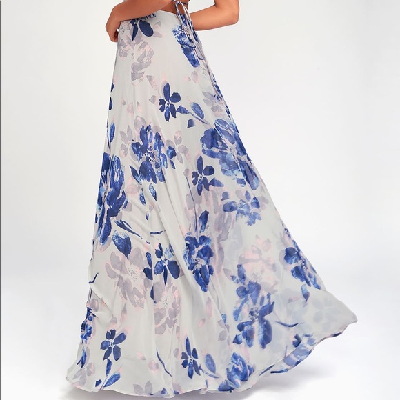 Lulu’s maxi floral patterned formal dress - Picture 2 of 7